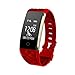 Produktbild Heute 50% OFF. Fitness Tracker, Schwimmen Wasserdicht GPS Track, Herzfrequenz Activity Tracker mit Touchscreen, tragbar Bluetooth Smart Armbandes, Sleep Monitor, Schritte, Kalorien Track für Frauen Herren Kid S rot
