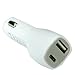 Produktbild ROLINE 19071053 USB Ladegerät mit KFZ-Stecker, 2 Port, 12W weiß