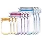 MANTRA ENTERPRISE 15 Pcs Mason Jar Bottles Bags, Jar Pouch for Food Storage Bag Jar Pouch for Fridge Ziplock Bags…