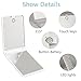 Wawoo Portable Foldable Mini LED Vanity Mirror, 8 Touch Sensor Dimmable LED Lights with 2X Magnifying Mirror, Cosmetics Folding Compact Travel Mirror Perfect for Applying Makeup