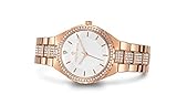 Timothy Stone Damen-Armbanduhr Gala Analog Quarz Edelstahl-Armband Farbe Roségold/Weiß damenuhr Entwurf