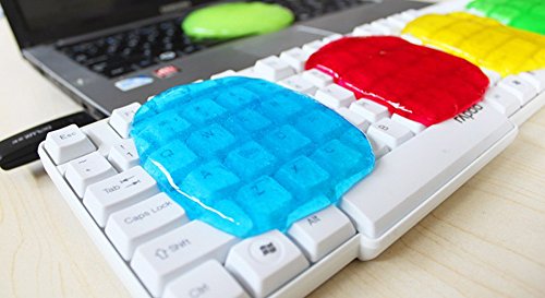 Dealglad® Universal Computer-Tastatur-Reiniger, befreit von Staub, Magic Gel (zufällige Farbe) - 6
