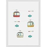 Seilbahn. (Kunstdrucke A4 / A3)