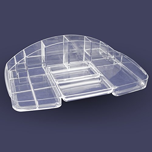 VENKON – Sortierkasten Organizer Aufbewahrungssystem mit 15 Fächern – Kratzfester Transparenter Acryl – ca. 38 x 22 x 10 cm - 5