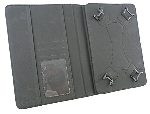 Emartbuy® Freelander PD10 7 Zoll Quad Core Tablet Universalbereich Blau 3D Cube Multi Winkel Folio Executive Case Cover Wallet Hülle Schutzhülle mit Kartensteckplätze + Blau 2 in 1 Eingabestift - 4