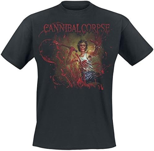 Earache Cannibal Corpse Red Before Black T Shirt