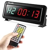 4.Equipado con un control remoto para una fácil operación.El paquete incluye: 1 * Temporizador LED para gimnasio, 1 * Adaptador USB (sin enchufe), 1 * Control remoto infrarrojo, 1 * Soporte de pared y tornillos, 1 * Manual en español