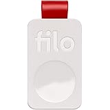 Filo Tag - Localizzatore Bluetooth per Chiavi - Batteria Sostituibile - per iOS e Android - Colore Bianco
