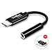 Produktbild USB Typ C auf 3,5mm Audio Kopfhörer Jack Adapter(Hi-Resolution Audio & DAC Chipsatz)Aux Adapter für iPad Pro/Huawei P30/P20/Mate 20/10,Google Pixel 3/2 XL, HTC U11, Sony Xperia XA2/XZ2,Xiaomi Mi 8