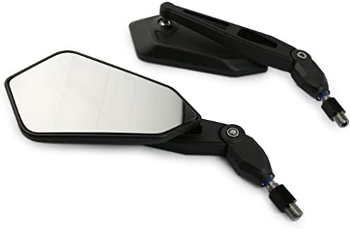 Motorize - A pair of mirrors with M10 right hand thread - 2 rearview - Kawasaki Aprilia Husqvarna Yamaha Honda BMW KTM Triumph Ducati - Set 14