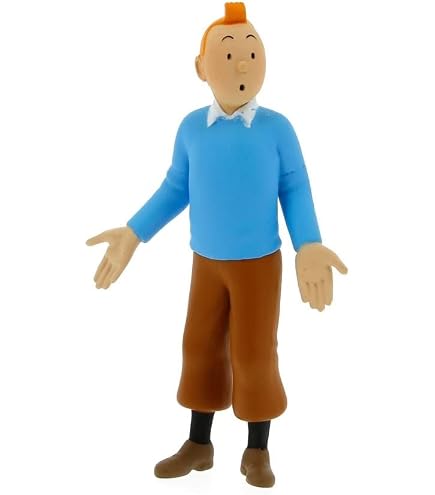 Figurine Tintin - Capitaine Haddock De La Série LU Hergé - Collection BD En Plastique - Occasion