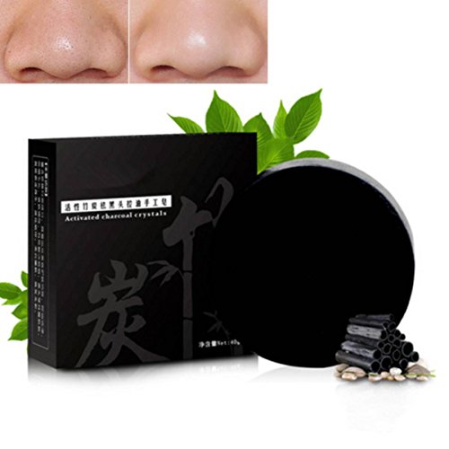 LuckyFine sanftes reinigen blackhead sauber von handgefertigten bambus holzkohle seife öl kontrolle