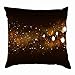 Produktbild defocused Lights Dark Gold Abstract bokehThrow Pillow Covers Cotton Linen Cushion Cover Cases Pillowcases Sofa Home Decor 18"x 18"Inch (45 x 45cm)
