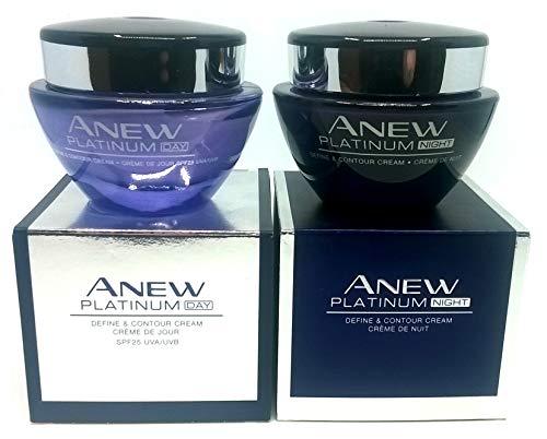 AVON Anew Platinum Define & Contour : Tagescreme LSF 25 + Nachtcreme SET !