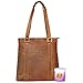 Produktbild Damen XL Shopper Mauritius aus braunem Bio-Woven Leder im Set mit Lederpflege - Handmade