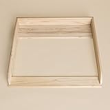 Puckdaddy Naturholz Wickelaufsatz Wickeltischaufsatz für IKEA Hemnes oder Hurdal Kommode - 5