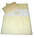 Baby's Comfort Baby Bedding Set Duvet Cover and Pillowcase (2-Piece, Checkered Cream/White)