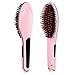 NiceTime Brush Hair Straightener, Instant Magic Silky Straight Hair Styling, Anion Hair Care, Anti Scald, Zero Damage, Massage Straightening Irons, Detangling Hair Brush (Pink)