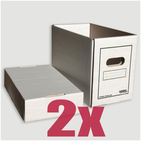 Comic Concept comic box (short), pack of 2,&nbsp;made from sturdy cardboard