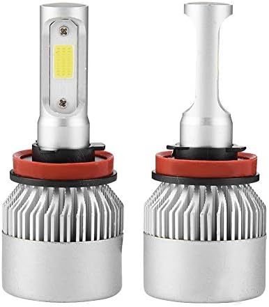 EBTOOLS H11 LED Car Headlight Bulbs Super Bright Car Auto LED Headlight Kit Headlamp Bulbs 6000K 36W