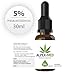 Produktbild ALPEX-MED 5% (30ml) ORIGINAL PREMIUM ESSENTIAL ÖL | CB1 und CB2 Aktivator | Hanföl-Tropfen enthalten wertvolle Terpene und Flavonoide