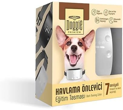 DOGGİE HAVLAMA ÖNLEYİCİ EĞİTİM TASMASI BEYAZ