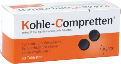 Preisvergleich Produktbild Kohle-Compretten, 60 St. Tabletten