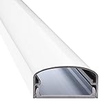 Der Design Aluminium Kabelkanal BIG MOUTH bietet besonders viel Platz für Kabel und Leitungen aller Art. Je nach Durchmesser der Kabel sind 10 Stück oder mehr kein Problem (siehe Abbildung 3).