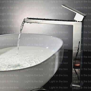 JinRou Modern and stylish Shower Mixer Shower Faucet / Bathtub Faucet / Bathroom Sink Faucet - Contemporary - Waterfall - Brass (Chrome)