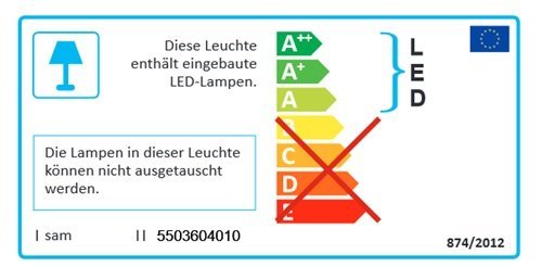 Sam Candeo Kosmetikspiegel Nr. 5503604010 LED 3-fache Vergrößerung chrom