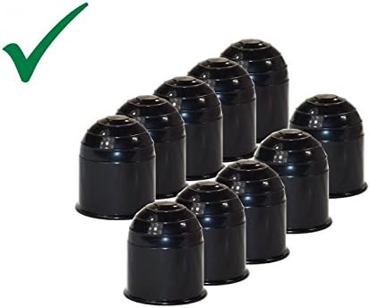 Great Value Set. 10 x Tow Ball Cover Cap for Car Towing Hitch Cover Cap One Size