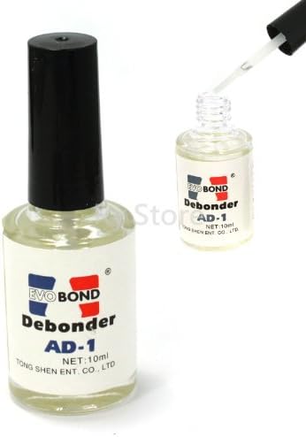 Professional Individual False Eyelash Lash Lashes Eyelashes Extension Glue Remover Adhesives Clear Makeup Removal Gel Debonder 10ml with small Brush (1PCS) by RY