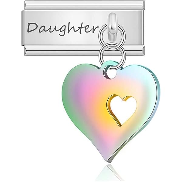 Customizable Italian Charm Bracelet, Italian Jewelry, Silver Stainless