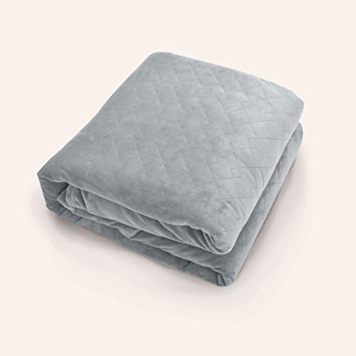 Weighted Blanket (Grey, 9 Kg) - 7kg & 11kg also available. Discover better sleep, less anxiety, & lower stress. Good for insomnia, ADHD, PTSD, OCD