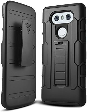 LG G6 Case,Shockproof Tough Rugged Heavy Duty Dual layer Hard Hybrid Armor Protective Phone Case Cover For LG G6 Belt Clip Holster Swivel Case