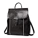 Produktbild JAWHG Frauen Wasserdichte Rucksäcke Trend Vielseitige College Windsack Komfort Einfach ästhetisch Schönes Geburtstagsgeschenk,Black-34cm*13cm*31cm