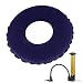 Produktbild Rund Sitzring, Anti Dekubitus-Kissen, Orthopädisches Hämorrhoiden Sitzkissen mit Pumpe, Aufblasbar 38 cm hilft bei Hämorrhoiden, Rückenschmerzen, Steißbein Schmerzlinderung, ideal für Schwangerschaft, Büro, Auto (Marineblau)- Duomishu