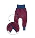Iobio 100% organic cotton pants nappy free Elimination communication (3-6 mo, Berry-Dark blue)