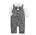 Baby Boy Wedding Tuxedo 1pc Outfit with Bow Tie (0-3 Month)