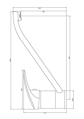 EISL Spültisch-Einhebelmischer Granit schwarz, NI182SMCR - 3