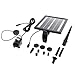 Produktbild Fenteer LED 200L / H Solar Springbrunnen Solarpumpe Wasserspiel Monokristalline Panel für Garten Fontäne
