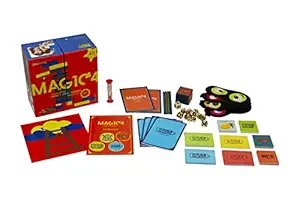 Magic4 Games Skill N?Joy, 4 in 1 Games, Board Game for Boys & Girls 5 Years and Above, Multicolor (M4100003)