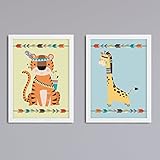 2er Set Tribal-Tiere nach Wahl –