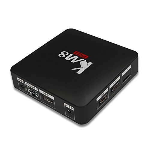 Kasit KM8 Pro Android 6.0 Marshmallow Box Amlogic S912 Octa Core 2G / 8G BT4.0 Built in 2.4G/5G WiFi Support IEEE 802.11 b/g/n/ac 64 bit Octa core ARM Cortex-A53 CPU up to 2 GHz Smart Box - 2