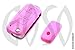 Produktbild GOSO VW Audi Seat Schlüsselcover Schlüssel Cover Abdeckung 3Tasten pink Silikon 8179