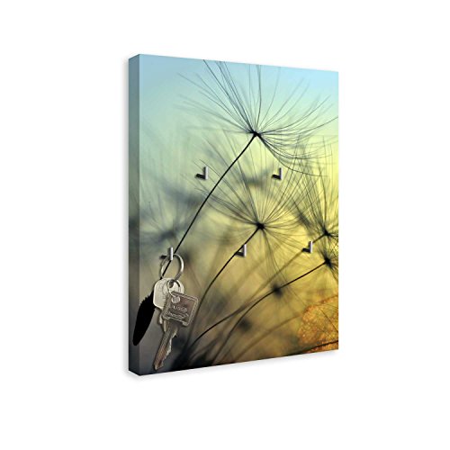 Schlüsselbrett mit Design Pusteblume (20x25cm) Schlüsselboard Schlüsselhaken SB848 - 2