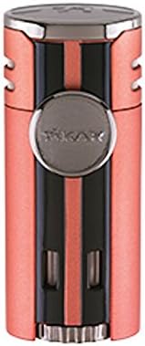 Xikar HP4 Orange Quad angled jet Flame Lighter New Gift Boxed