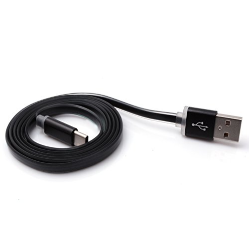 iProtect Highspeed USB-C Ladekabel u Datenkabel aus Silikon für Geräte mit einem 3.1 USB-C Anschluss in schwarz - 2