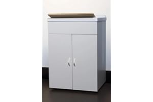 Bagno Italia Lavatoio Lavapanni da 60x85hx50 pilozza con 2 ante bianco con tavola in legno l