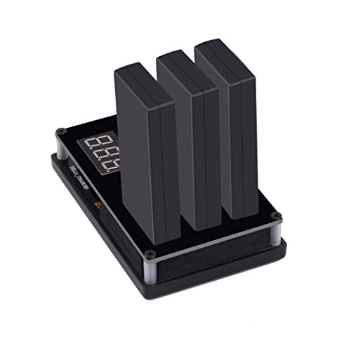 Preisvergleich Produktbild Prevently DJI Tello Drone 3in1 Multi Batterie Ladegerät Hub RC Intelligente Schnellladung DJI Dajiang TELLO Drohne Batterie Steward (Schwarz)